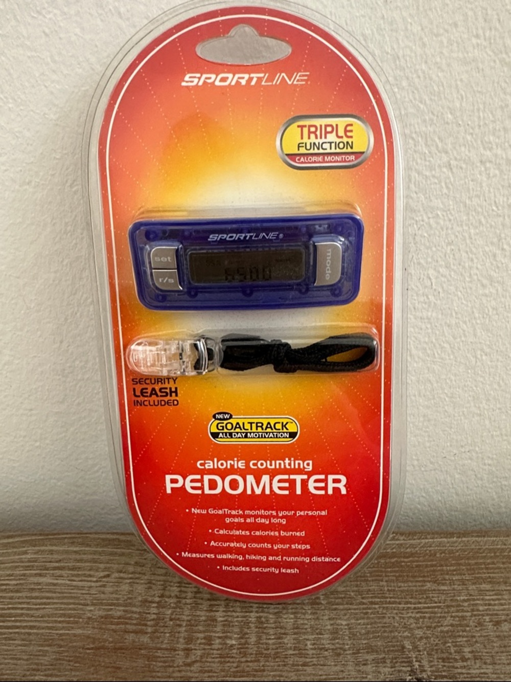 Sportline Blue Calorie Counting Pedometer